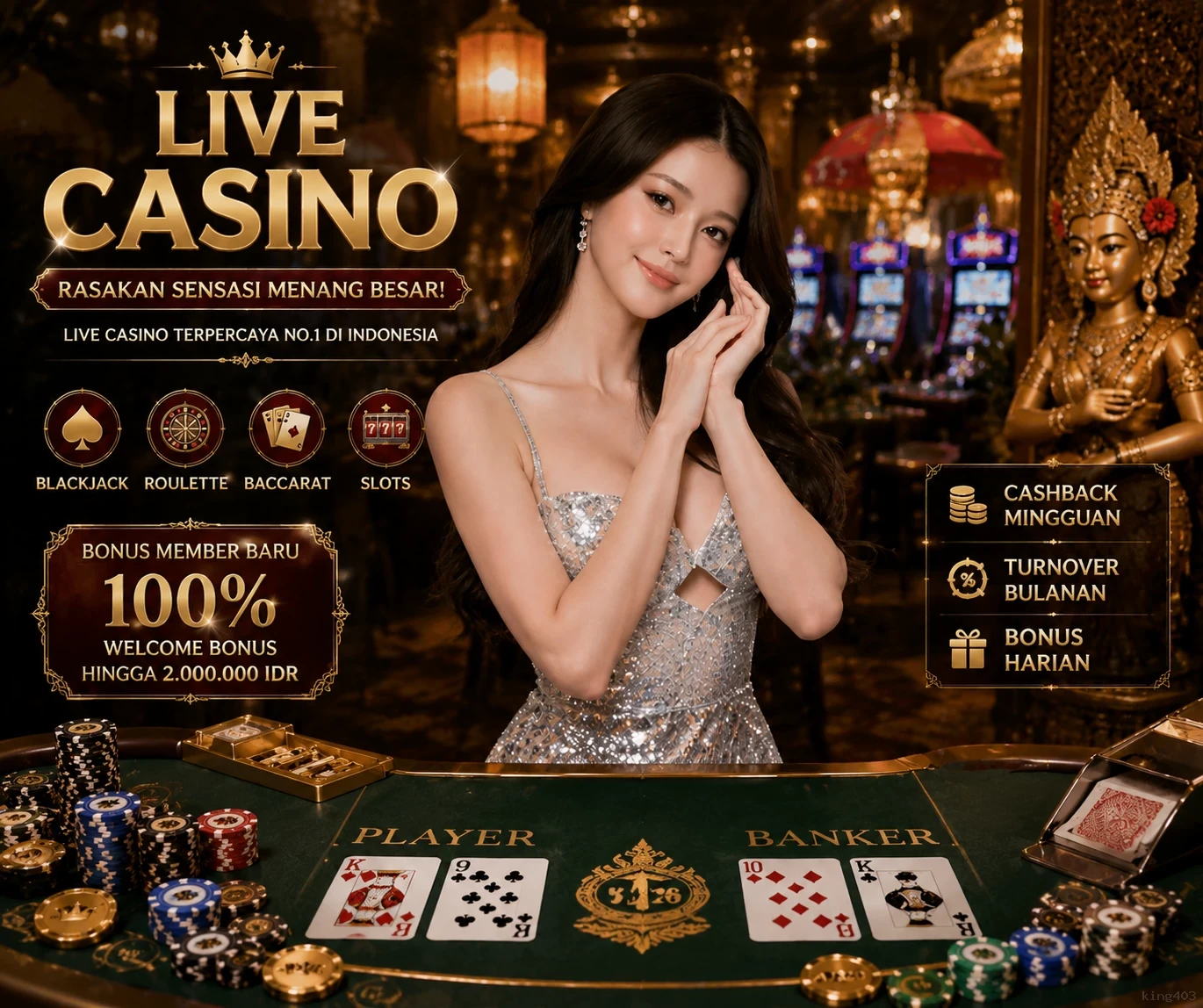 Fitur Spesial Download king403 APK screenshot